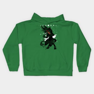 Krampus Christmas Demon Art Kids Hoodie